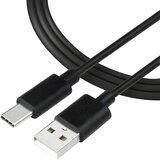 TACTICAL Taktični sinhronizacijski in polnilni kabel USB - A / USB - C - Črna | Shoptok.si