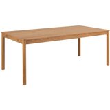 Actona Raztegljiva jedilna miza v hrastovem dekorju v naravni barvi 100x200 cm Atlantic – | Shoptok.si