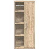 vidaXL Kopalniška omarica z držalom za zvitke sonoma hrast 39x22x90 cm | Shoptok.si