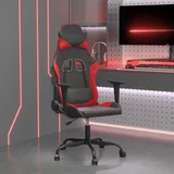  Masažna igraća stolica crno-crvena od umjetne kože