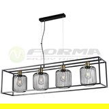  viseća lampa F7044-4V bk+sg | ePonuda.com
