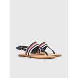 Tommy Hilfiger Dark blue Leather Pattern Sandals Tommy Hilfige - Ladies | Shoptok.si