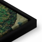  Slika - Gustav Klimt – Gartenlandschaft mit Bergkuppe 80x80 U crnom drvenom okviru | shoptok.hr