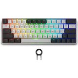Spartan Gear tastatura Pegasus 2 RGB Wireless - White / Grey