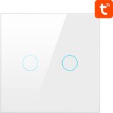 Avatto zigbee ZTS02-EU-W2 dvojno stikalo na dotik tuya (belo), (20771445) Cene