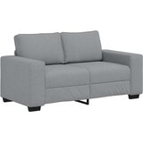  Dvodijelni set sofa s jastucima, svijetlo siva tkanina | Shoptok.si