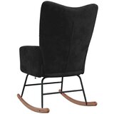  Gugalni stol črn žamet, (20702236) | Shoptok.si