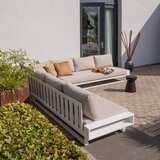 Exotan Bijela/siva vrtna sofa aluminijska (s lijevim kutom) Flint – | shoptok.hr