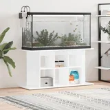Stalak za akvarij sjajni bijeli 120x40x60 cm konstruirano drvo