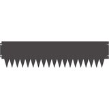  Ograda oko Travnjaka 10 pcs 103 x 25 cm metal Crna | shoptok.hr