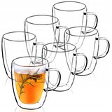KADAX termo kozarci za kavo, čaj, latte, 350 ml skodelice z dvojno steno, 6 kosov, (5000351610) | Shoptok.si