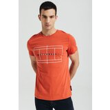 Legendww muška pamučna majica u narandžastoj boji 6008-9368-38 cene