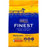 Fish4Dogs Finest White fish Adult, Small kibble - male granule, bijela riba 1.5 kg Cijene