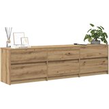 TV Jedinice Zidne 2 pcs Umjetnički hrast 180 x 34 x 50 cm | shoptok.hr