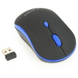 Gembird Miš GEMBIRD MUSW-4B-03-B, wireless , optical, black/blue, up to 1600 dpi | Eponuda.ba