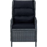  7-dijelni vrtni blagovaonski set tamnosivi | shoptok.hr