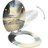  Toaletne daske s poklopcem 2 kom MDF s uzorkom plaže | shoptok.hr