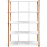 MID.YOU REGAL 107/145/40 cm bela, hrast artisan | Shoptok.si