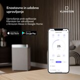 Klarstein ZenBreeze pametni stropni ventilator sa svjetlom | 48 cm | 16 W | Tihi | LED | Akril | shoptok.hr