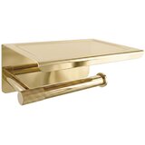 Rea Držalo za toaletni papir s polico 6613 Modern Gold | Shoptok.si