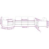  3-dijelni set sofa tamnozeleni baršunasti | shoptok.hr