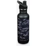 Klean Kanteen nerjavna steklenica classic w/sport cap – black camo 800 ml