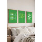 WALLXPERT Č-300572 - 3040 multicolor dekorativni set slika (3 komada) | Eponuda.com