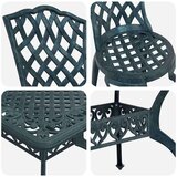  Vrtni set za objed 5 pcs Zelena Aluminij | shoptok.hr