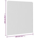  Magnetski prozorski zaslon protiv insekata antracit 130x150 cm | shoptok.hr