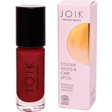 JOIK Organic Olje za ustnice Colour, Gloss & Care - 07 Poppy Glam