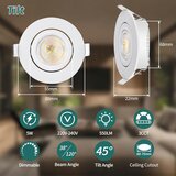 KYOTECH 3x 88 mm LED vgradna svetilka | Shoptok.si