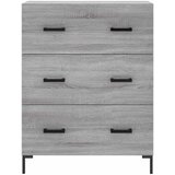 Visoka komoda siva sonome 69,5x34x180 cm od konstruiranog drva | shoptok.hr