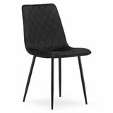 Brandless Stol TURIN - Black Velvet x 1, (22030695) Cene