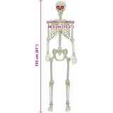 Halloween Skelet Bijelo 155 x 38.5 cm Plastika | shoptok.hr