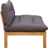  Srednji Sofe Jedinica Prirodna i tamno siva 120 x 80 x 82 cm | shoptok.hr