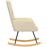  Stolica za ljuljanje od tkanine krem | shoptok.hr