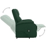 vidaXL naslonjač na podizanje od tkanine tamnozeleni | shoptok.hr