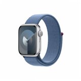 Apple watch S9 gps 41mm silver with winter blue sport loop Cene