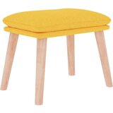 vidaXL Stolček za noge gorčično rumen 45x29,5x35 cm blago, (20818586) | Shoptok.si