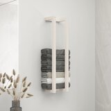 vidaXL Stalak za ručnike bijeli 23x18x90 cm od masivne borovine cijene