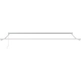  Povlačivi tende Crvena i bijela 450 x 300 x 165 cm | shoptok.hr