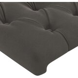  Uzglavlje tamnosivo 203 x 16 x 118/128 cm baršunasto | shoptok.hr