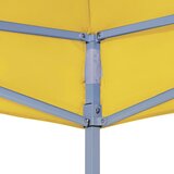 Krov za šator za zabave 2 x 2 m žuti 270 g/m² | shoptok.hr