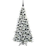 vidaXL Umetno Zložljivo Božično Drevo Zelena 180 cm PE in PVC | Shoptok.si