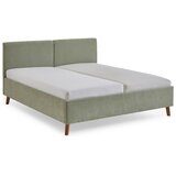 Meise Möbel Svijetlo zeleni tapecirani bračni krevet s podnicom 160x200 cm Piano – | shoptok.hr