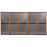 Sobna pregrada s 5 panela crna 350 x 180 cm | Eponuda.ba