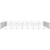  Kavez za ljubimce s 36 panela i vratima crni 35 x 35 cm čelični | shoptok.hr