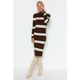 Trendyol Dress - Brown - Bodycon Cene