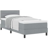  Krevet s opruga kutije Svijetlo siva 90 x 200 cm tkanina | shoptok.hr