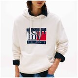 Tommy Jeans Puloverji TJM REG RWB FLAG HOODIE Bela | Shoptok.si